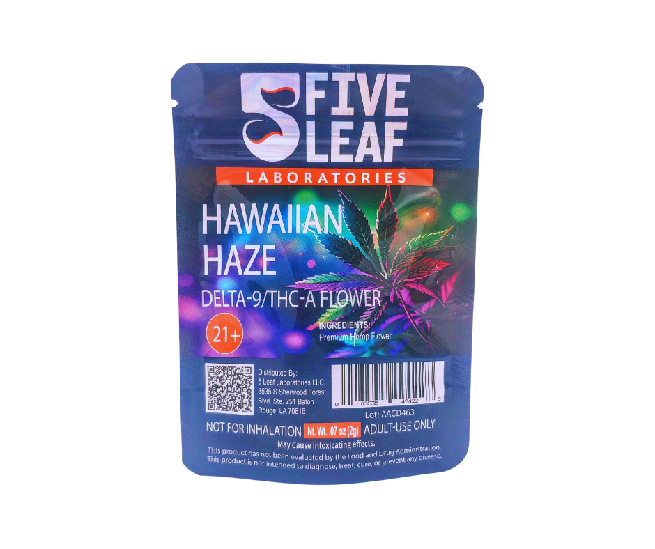 Five Leaf D9/THCA Flower - Hawaiian Haze