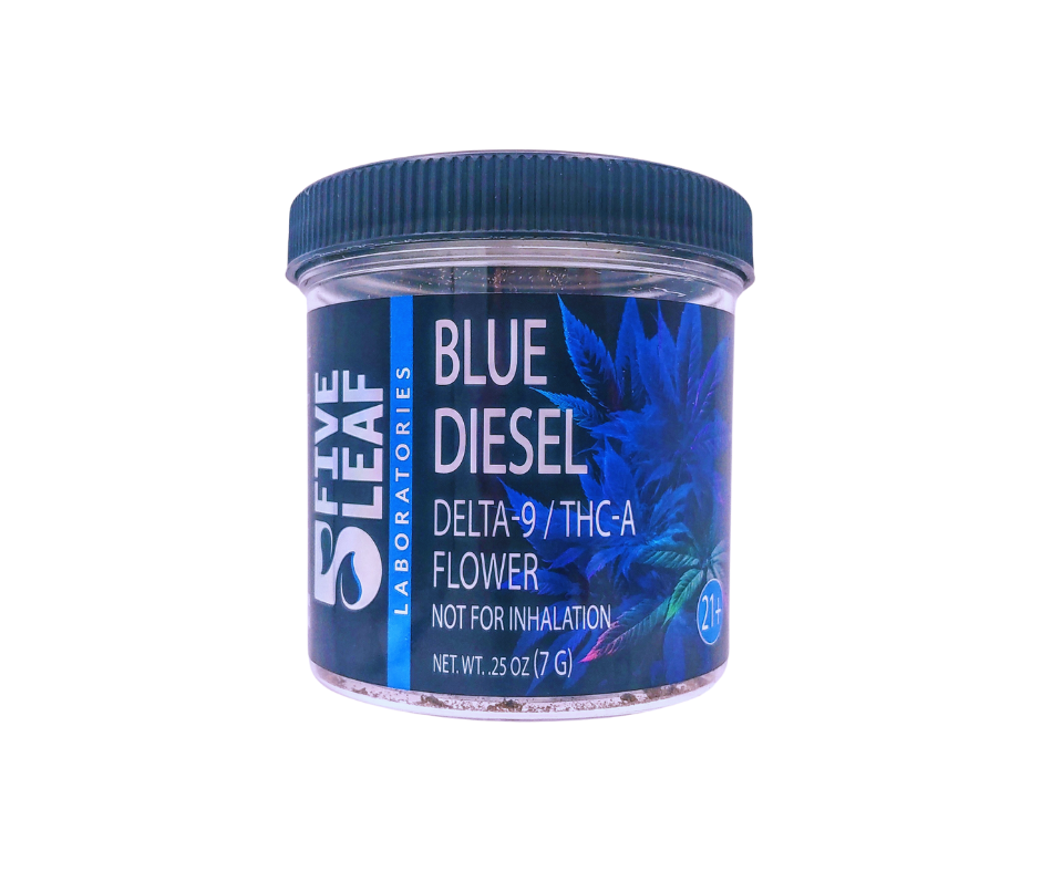 Five Leaf D9/THCA Flower - Blue Diesel