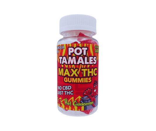Magnolia Hemp D9 Pot Tamales: Hot Cinnamon Gummies