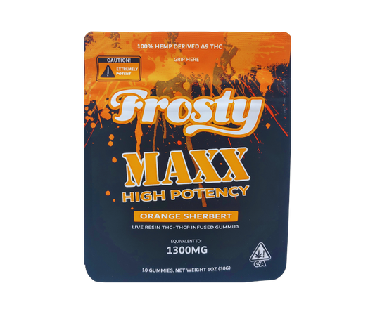 Frosty MAXX D9+THCP+CBD Orange Sherbert