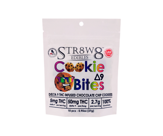 Str8W8 50mg D9 Cookie Bites