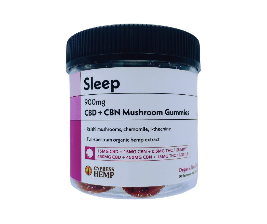 Cypress Hemp CBD+CBN+Mushroom Sleep Gummies