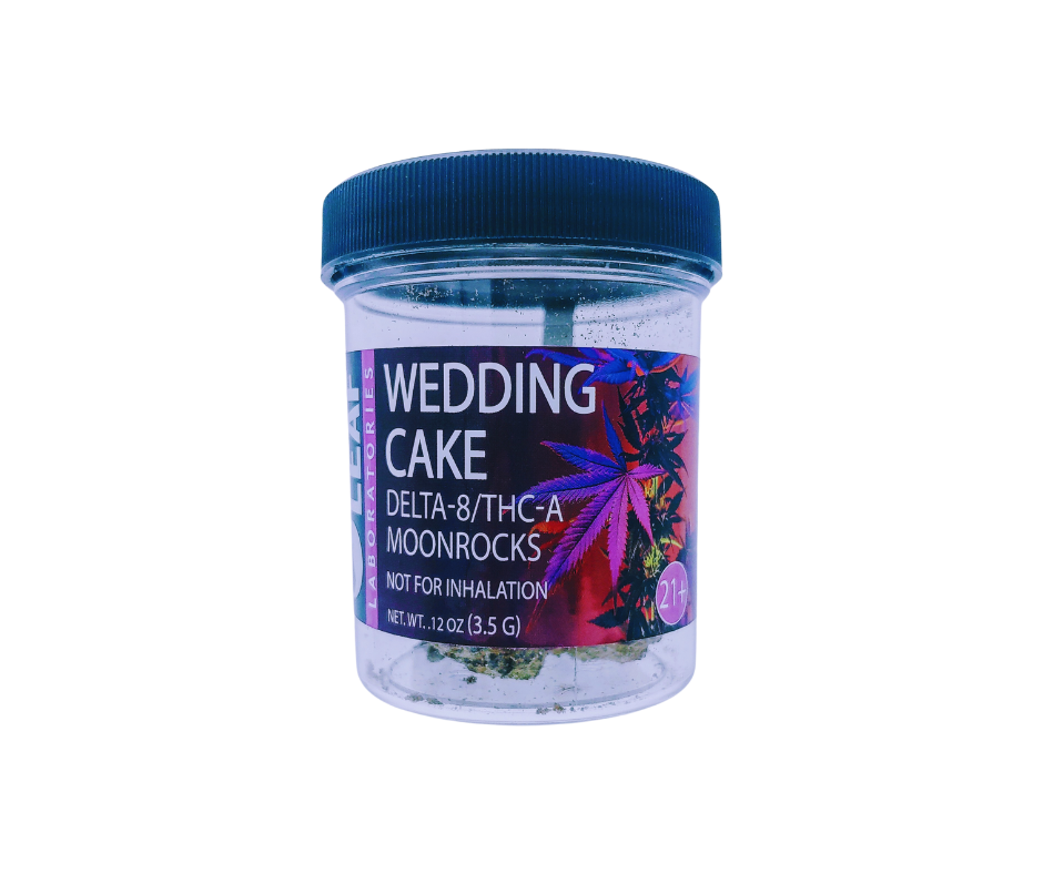 Five Leaf D8/THCA Moonrocks - Wedding Cake