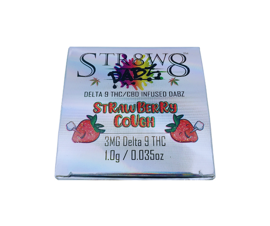 Str8W8 D9+CBD Strawberry Cough Dabs