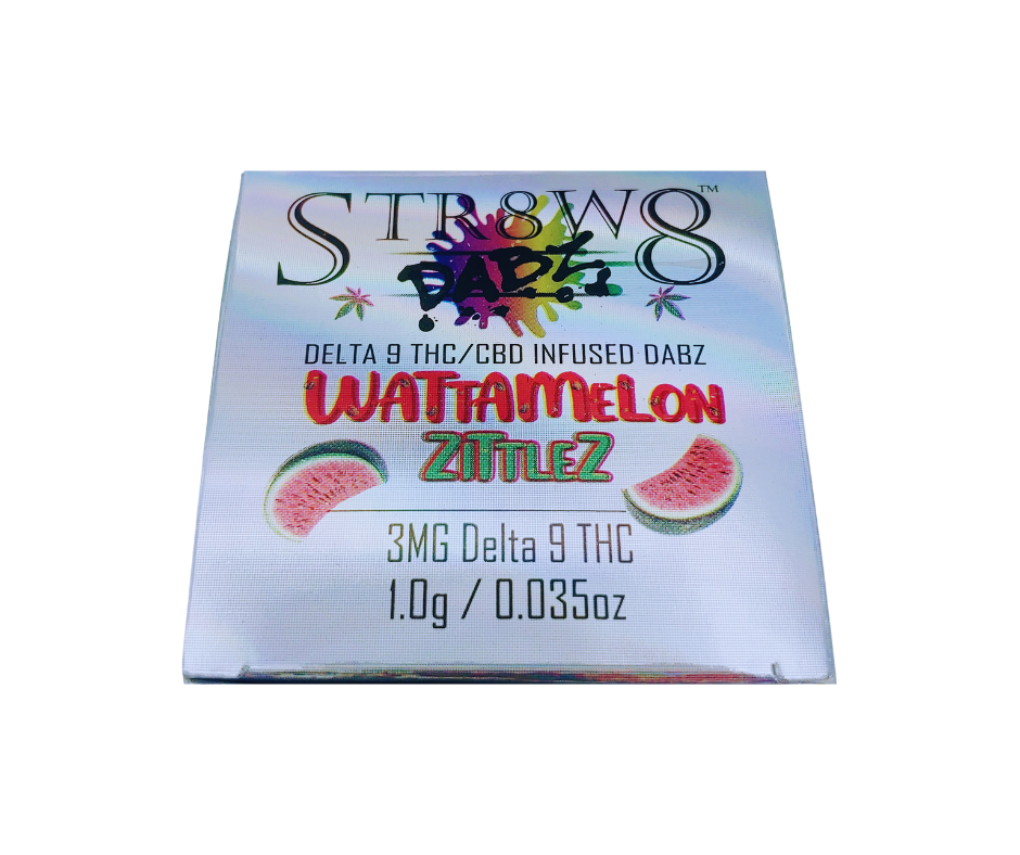 Str8W8 D9+CBD Watermelon Zkittlez Dabs