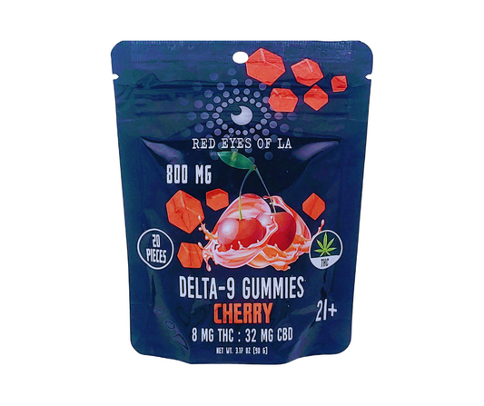 Red Eye D9+CBD Cherry Gummies