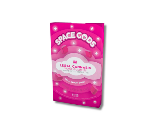 Space Gods D9+CBD Pink Lemonade Gummies