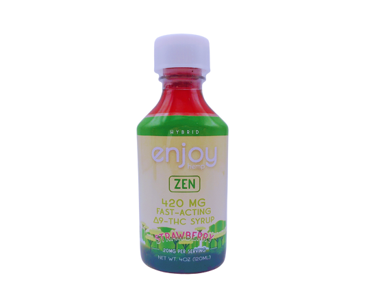 Enjoy Hemp 420mg Strawberry Zen D9 Syrup