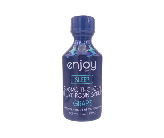 Enjoy Hemp 800mg Grape Sleep Balance D9+CBN Syrup