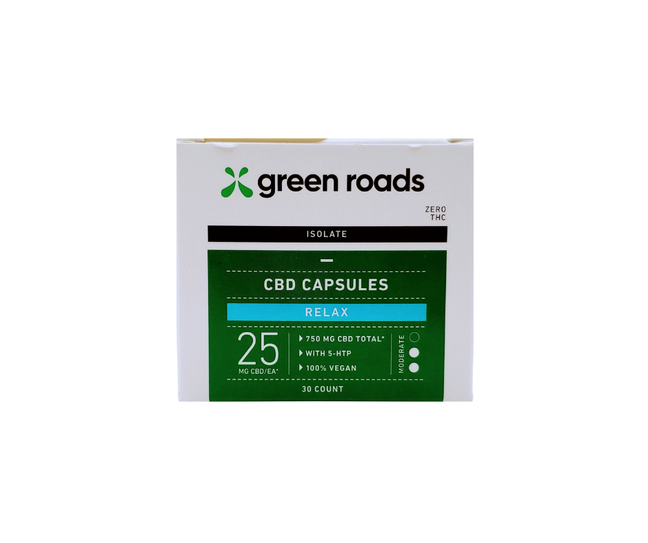Green Roads 750mg CBD Relax Capsules